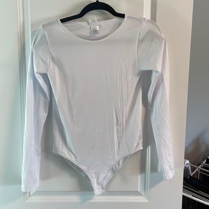 White long sleeve body suit never worn